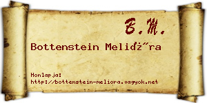 Bottenstein Melióra névjegykártya