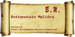 Bottenstein Melióra névjegykártya